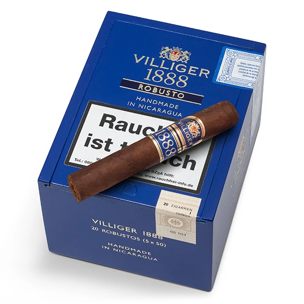 villiger 1888 zigarren nicaragua robusto kiste