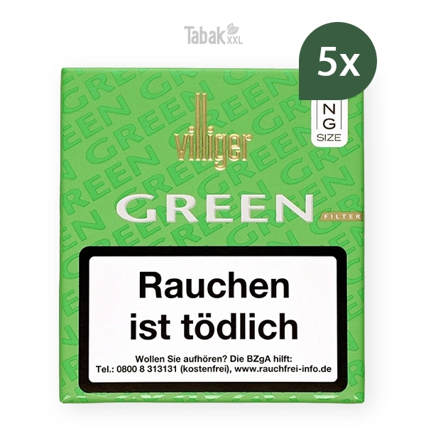 villiger zigarillos long green m mit filter stange