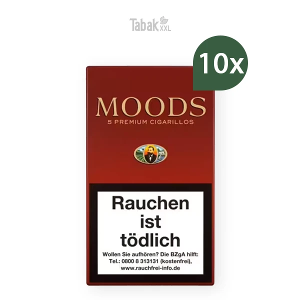 moods zigarillos xs ohne filter stange