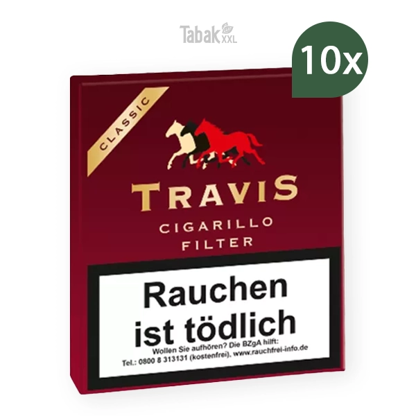 travis zigarillos classic rot m mit filter stange