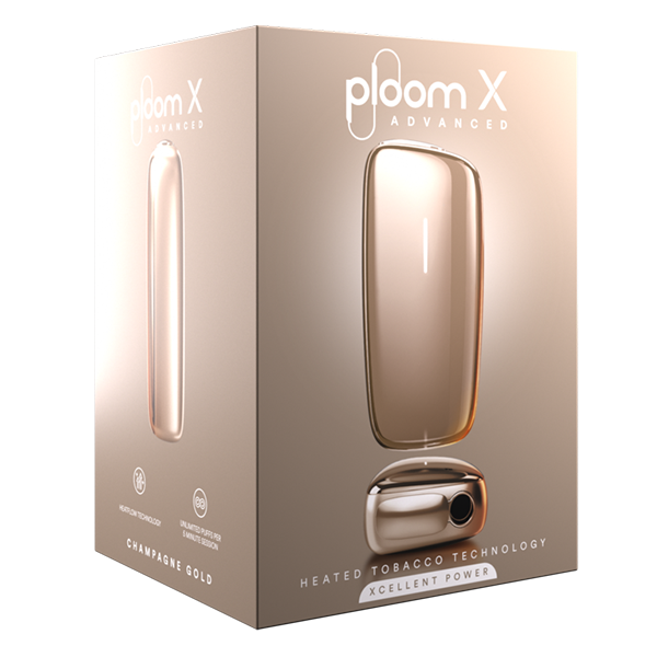 ploom-x-advanced-champagne-gold-devicekit-plus-sticks ploom x advanced champagne gold plus sticks
