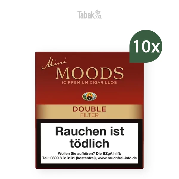 moods zigarillos mini s double filter stange
