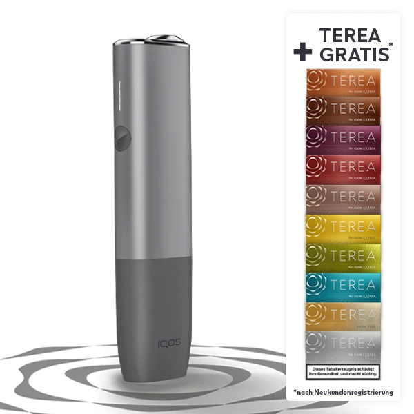 IQOS ILUMA ONE Pebble Grey + bis zu 60 TEREA Sticks nach Registrierung* bei IQOS