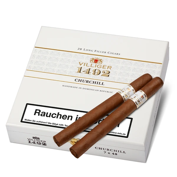 villiger 1492 zigarren churchill kiste