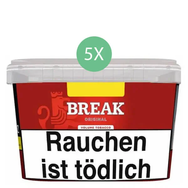Break Tabak Red 5 x Mega Box mit wählbarem Zubehör