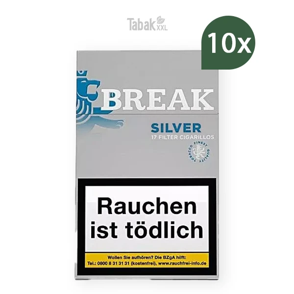break zigarillos silver m mit filter stange